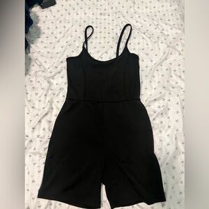 Black & nude unitard